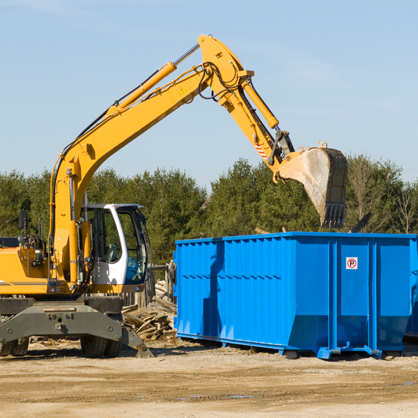 what happens if the residential dumpster is damaged or stolen during rental in Okfuskee County Oklahoma